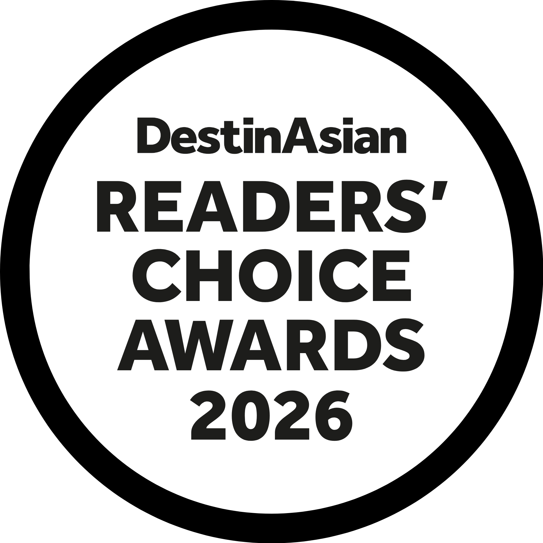 DestinAsian Reader's<br /> Choice Awards 2026